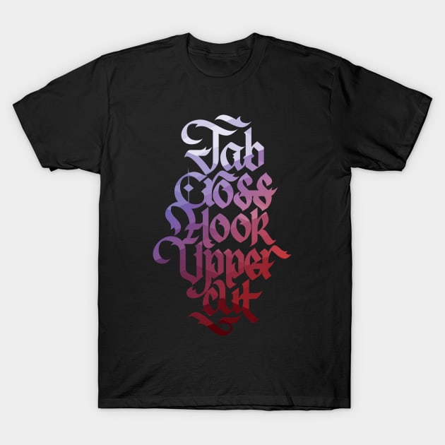 Jab Cross Hook Upper T-Shirt by polliadesign